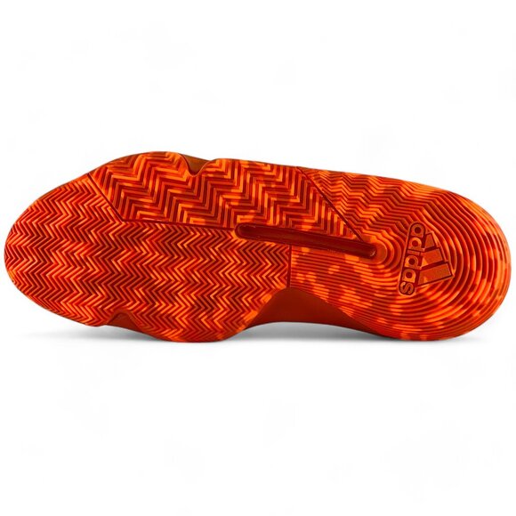 adidas Pro Bounce 2019 Low Solar Red White Men's Basketball Shoes EF0670 - Picture 3 of 8